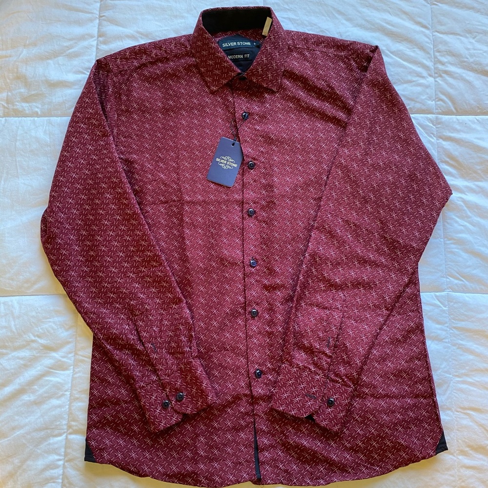 Silver Stone Res Button Up Brand New